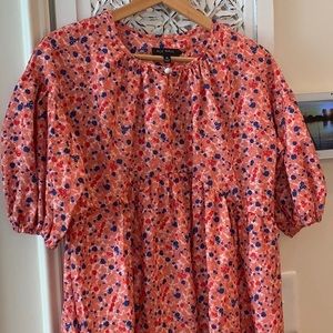 Flowered Puff Dress (M)